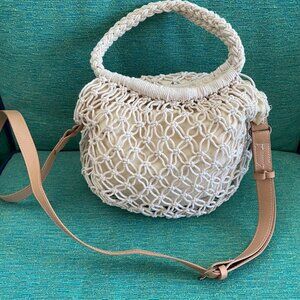 Macrame Boho Shoulder/Top Handle Bag made by Universal Thread